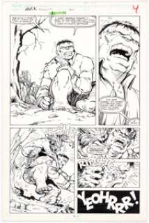 Jeff Purves and Marie Severin Incredible Hulk #362 Story Page 4 Original Art (Marvel, 1989).... | Heritage