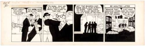 Chester Gould Dick Tracy Daily Comic Strip Original Art dated 10-5-45 (News Syndicate, 1945).... | Heritage