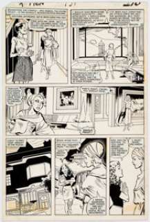 Jim Sherman and Joe Rubinstein X-Men #151 Story Page 8 Original Art (Marvel Comics, 1981).... | Heritage