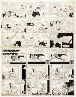 Rudolph Dirks and Gus Mager (as Watso) The Captain and the Kids and Hawkshaw the Detective Conjoined S... | Heritage