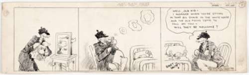 Sidney Smith The Gumps Daily Comic Strip Original Art (Chicago Tribune, 1928)....