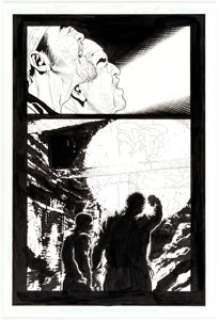 Tony Harris and Tom Feister Ex Machina #6 Story Page 18 Original Art (DC, 2005)....