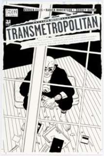 Jaime Hernandez [as Xaime] Transmetropolitan #31 Cover Original Art (DC Comics, 2000)....