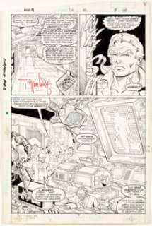 Todd McFarlane and Jim Sanders III Incredible Hulk #334 Story Page 6 Original Art (Marvel, 1987). Doc Samson - | Heritage