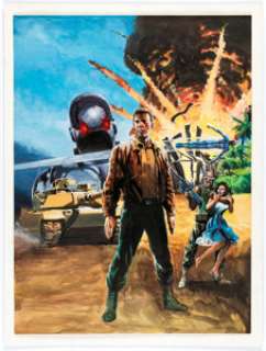 John Ridgway Marvel Graphic Novel: Rick Mason, The Agent Cover Painting Original Art (Marvel, 1989). When your -