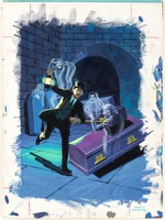 John Celardo and George Wilson (attributed) Ripley‘s Believe It Or Not! #45 Cover Painting Original Art (Gold Key, -