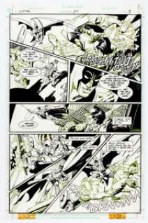 Gil Kane Batman: Legends of the Dark Knight #24 Story Page 8 Original Art (DC Comics, 1991). Comics legend Gil - | Heritage
