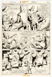 Curt Swan and Murphy Anderson Superman #251 Story Page 11 Original Art (DC, 1972). While investigating a - | Heritage