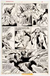 Val Mayerik and Dan Adkins Supernatural Thrillers #9 Story Page 14 Original Art (Marvel, 1974). The Living - | Heritage