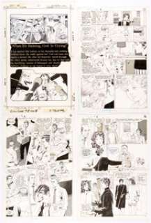 Gray Morrow Lois Lane #2 Partial Story and Back Cover Original Art Group of 23 (DC, 1986). Included are 22 pages - | Heritage