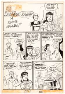 George Frese Laugh Comics #70 Story Pages 1 and 2 Original Art (Archie, 1955).... (Total: 2 Original Art) | Heritage