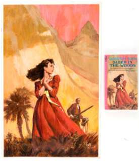 Shannon Stirnweiss Sleep in the Woods Paperback Novel Cover Painting Original Art (Ace, 1967).... (Total: 2 Items) | Heritage