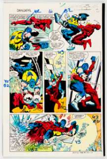 Glynis Wein Daredevil #166 Story Page 13 Color Guide (Marvel Comics, 1980).... | Heritage
