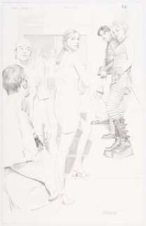 Mike Mayhew Mary Jane Vol. 2 Chapter 3 Novel Spot Page 33 Illustration Original Art (Marvel, 2004). ... | Heritage