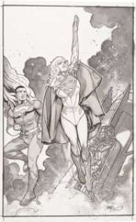 Tony Harris | Earth 2: Society #17 Variant Cover Val-Zod Original Art (DC, 2016). | Heritage