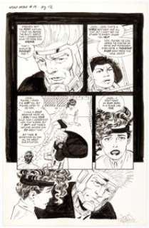 John Byrne - Next Men #8 Pages 12 and 13 Original Art (Dark Horse, 1992).