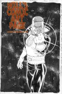 Kevin Maguire Joe Rubinstein - Jla-Z Vol. 2 ‘Guy Gardner‘ Pin-Up (Dc, 2003)