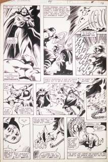 Colan Gene - Doctor Strange vs. Shalmar, Queen of Shadows | Capitolium Art