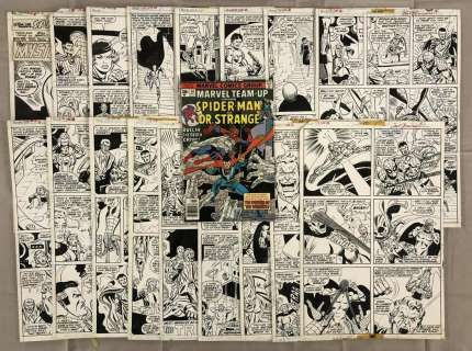 Marvel Team Up #50 Buscema & Esposito. (17) Pages. | Weiss Auctions