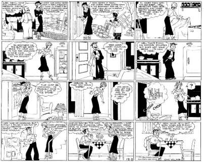 122: Chic Young Blondie Sunday 12/3/33 | Russ Cochran