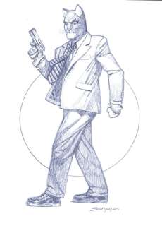 Sanjulian | Original drawing  - Blacksad | Catawiki