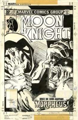 Frank Miller | Moon Knight Issue 12 Page Cover | Albert Moy