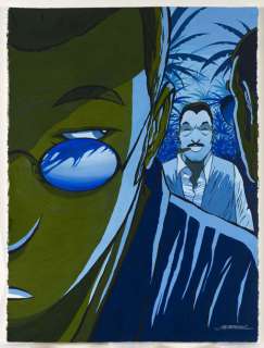 Jacamon Luc Français 1967 | La dette - Série : LE TUEUR llustration originale réalisée d’après la couverture… | Cornette de St Cyr