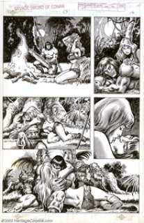 John Buscema and Ernie Chan - Original Art for Savage Sword of Conan #64, story page 16 (Marvel, 1981). The - | Heritage