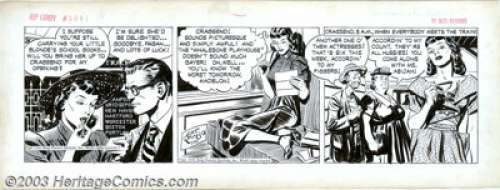 Alex Raymond - Original Comic Strip Art for Rip Kirby Daily dated 5-26-49 (King Features Syndicate, 1949). - | Heritage