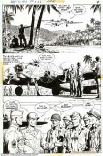 Russ Heath - Original Art for Our Army at War #256, page 4, and #262, page 12 (DC, 1973). Two outstanding OAAW - | Heritage