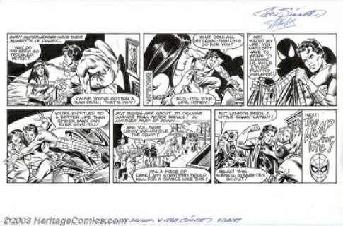Fred Kida, Flor Dery and Joe Sinnott - Original Art for The Amazing Spider-Man Sundays, Group of 10 (King - | Heritage
