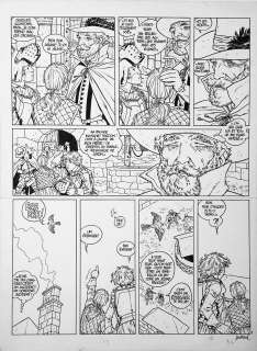 JUILLARD André  - Les Sept vies de l’épervier  - Planche 9 de l’album Le temps des [...] | Vermot et Associés