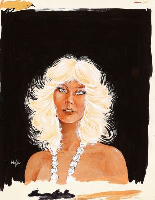 Weyland | Lot 187 - Aria, illustration à la gouache représentant… | AZ auction
