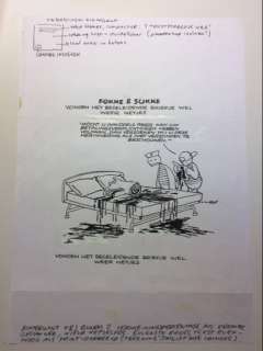 Tol, Jean-Marc Van | Original illustration + Fokke & Sukke  - â€œzien het echt nietâ€  - sc (1998) | Catawiki