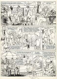 PHILIPPE FRANCQ LARGO WINCH O.P.A. (T.3), Dupuis 1992 Planche originale n° 14. Signée.... | Daniel Maghen Enchères