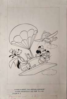 Paul Murry | Mickey Mouse 129 (1971), Disney cover art | ComicArt.dk