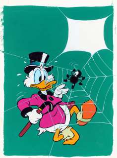 DISNEY  - Picsou et l‘araignée  - Couverture du journal de Mickey 1668 en 1984  - [...]