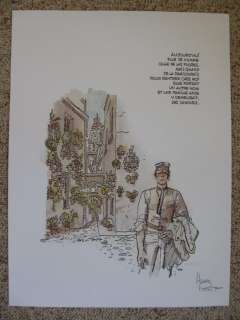 Pratt, Hugo | Artwork  - Corto Maltese  - Calle de las Flores (1989) | Catawiki