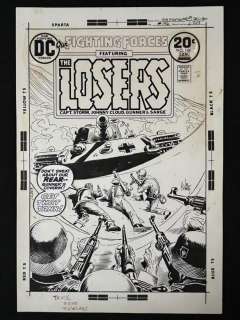 Kubert Our Fighting Forces Original Cover Art | Weiss Auctions