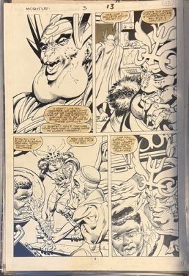 Strike Force Morituri Issue Number 3 Page 9 Original Comic Book Art