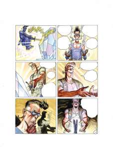 José Ortiz | Burton & Cyb - Excalibur p.7 (Zona 84) | ECC arte y coleccionismo