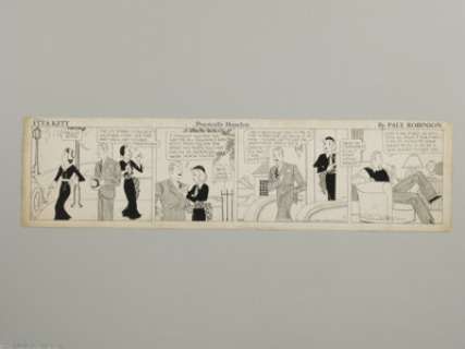 Paul Robinson - Etta Kett Daily Comic Strip Original Art, dated 10-3-32 (King Features Syndicate, 1932). Etta -