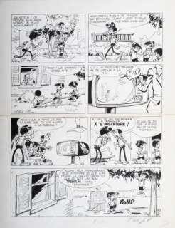 Mittei, Jean Mariette Dit (1932-2001) | Modeste et Pompon. Planche originale n°93 de la série "Modeste et Pompon" par Mittéï, scénario de Go… | Stanley’s Auction