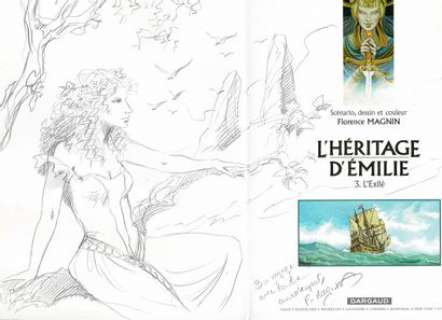 DIVERS - lot 217 - Ensemble de 8 albums dédicacés (Magnin, Peticlerc, Pixel vengeur, Troub‘s, Dan Christensen, Carali, …