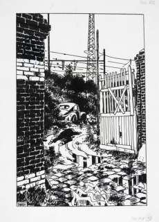 TARDI Jacques Illustration originale publiée dans le portfolio du 9ème festival... | Vermot et Associés