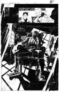 Matteo Scalera - Indestructible Hulk #9 P.20 - Baron Zemo Splash - Signed Issue 9 Page 20