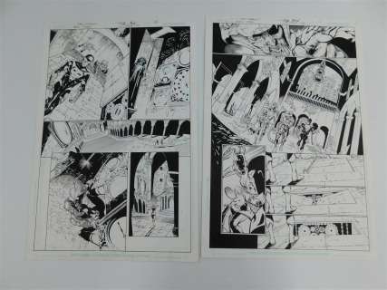 Lot of 2 Original Comic Art - Teen Titans | Bodnars Auction