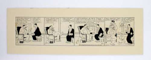 Charles McManus’ "Baby Snookums", August 5, 1924, Large Comic Strip, Original Art | University Archives