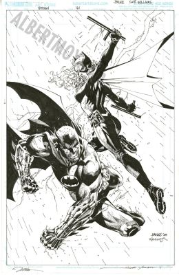 Jim Lee, Scott Williams - Batman: Hush 2 Issue 161 Page Cover
