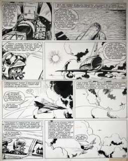 JIJE  - Tanguy et Laverdure  - Planche 38 de l’album Destination Pacifique édité [...] | Vermot et Associés